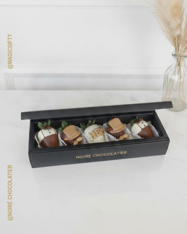 fresas cubiertas premium en caja Quito
