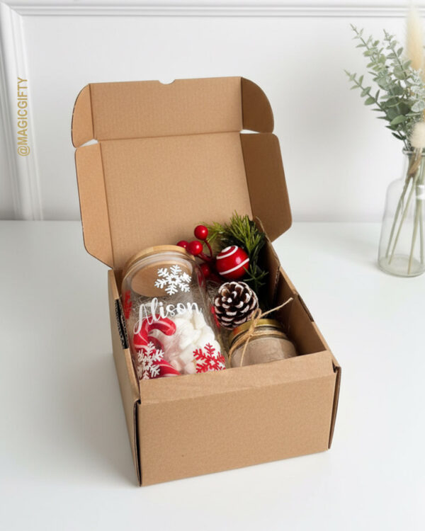 Box navideño en caja kraft