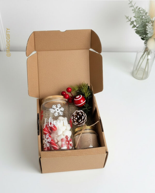 Box navideño en caja kraft