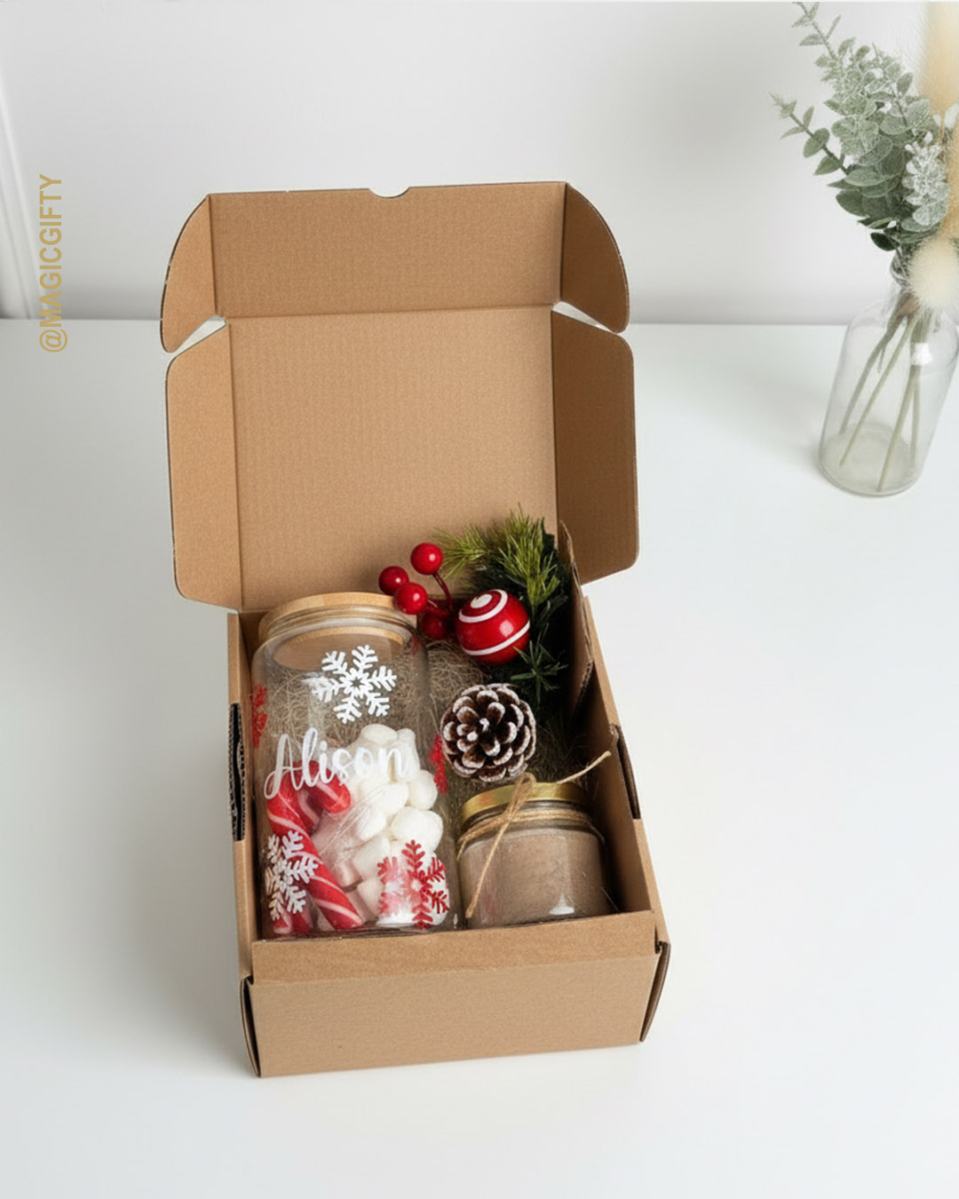 Box navideño en caja kraft