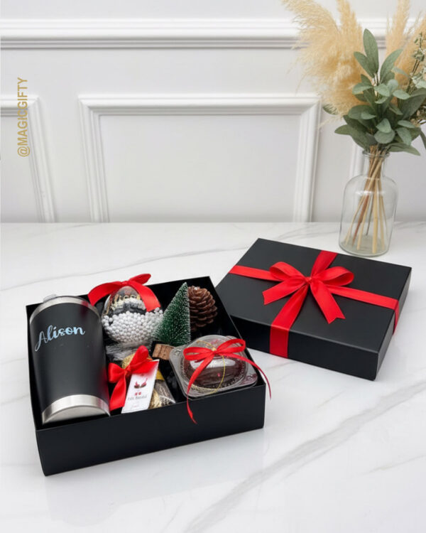 Gift box navideño con tumbler